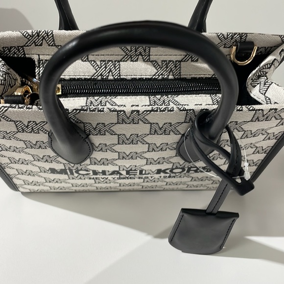 Michael Kors small shopper crossbody black multi jacquard - Picture 7 of 7